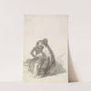 Lovers Sitting on a Rock (1796–97) by Francisco de Goya