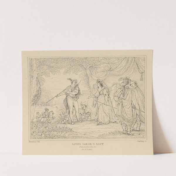 Love’s labor’s lost, Princess, Rosaline, &c (19th century) by William Francis Starling