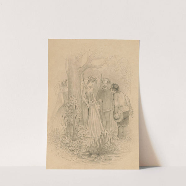 Love’s labour’s lost (1843) by Joseph Kenny Meadows