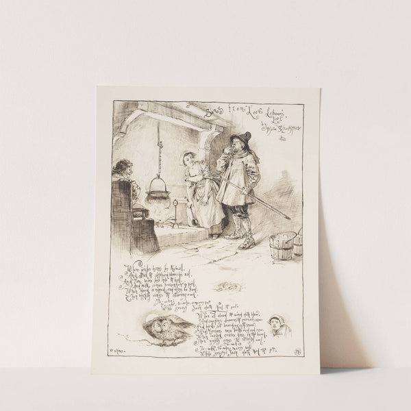 Love’s labour’s lost, song; When icicles hang by the wall (1888) by Paul Hardy