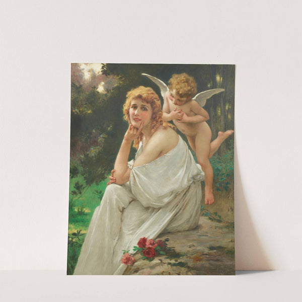 Love's muse (portrait of Mary Pickford) by Guillaume Seignac