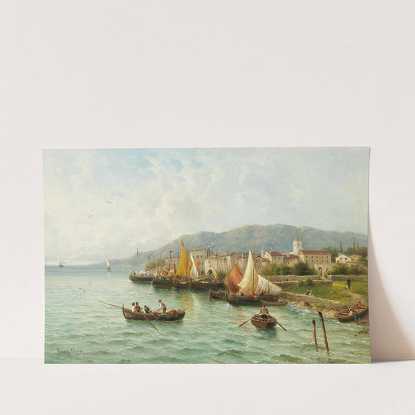 Lovrana near Fiume by Julius Rose