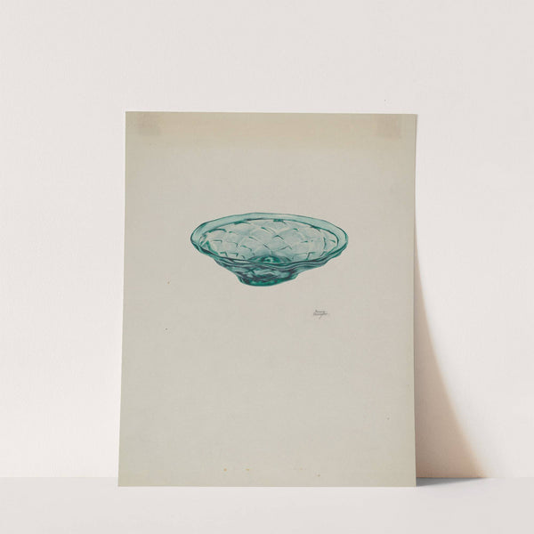 Low Glass Dish by Beverly Chichester