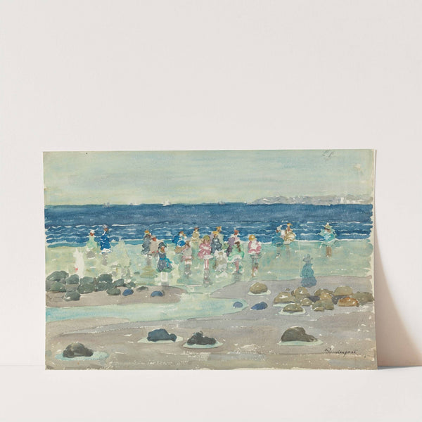 Low Tide (1901) by Maurice Prendergast