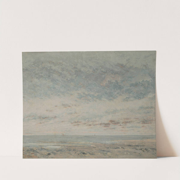 Low Tide at Trouville by Gustave Courbet