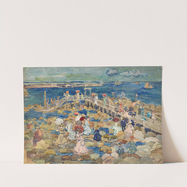 Low Tide, Beachmont (circa 1900–1905) by Maurice Prendergast