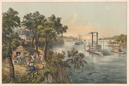 Low water in the Mississippi (1868) — size preview