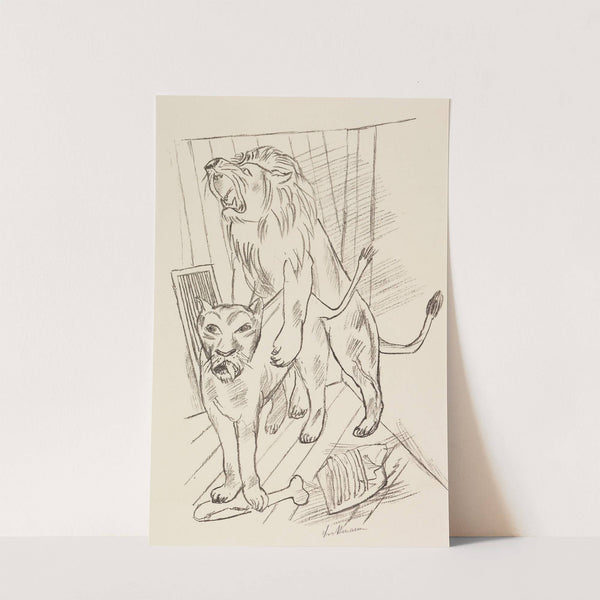 Löwenpaar (1921) by Max Beckmann