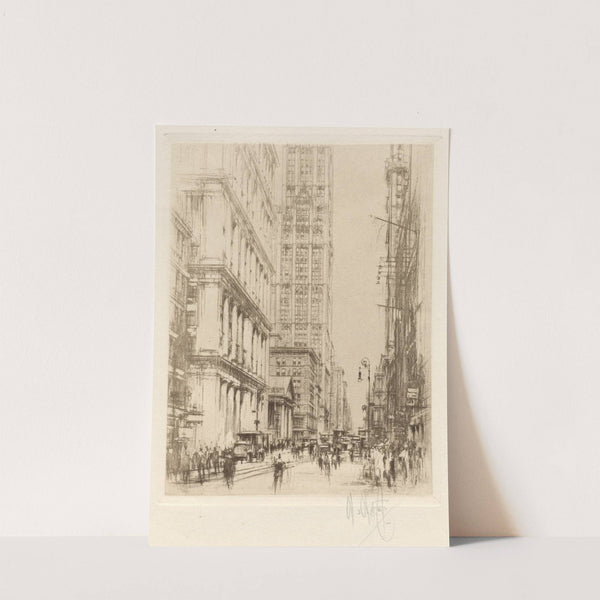 Lower Broadway, Down-Town New York by William Walcot
