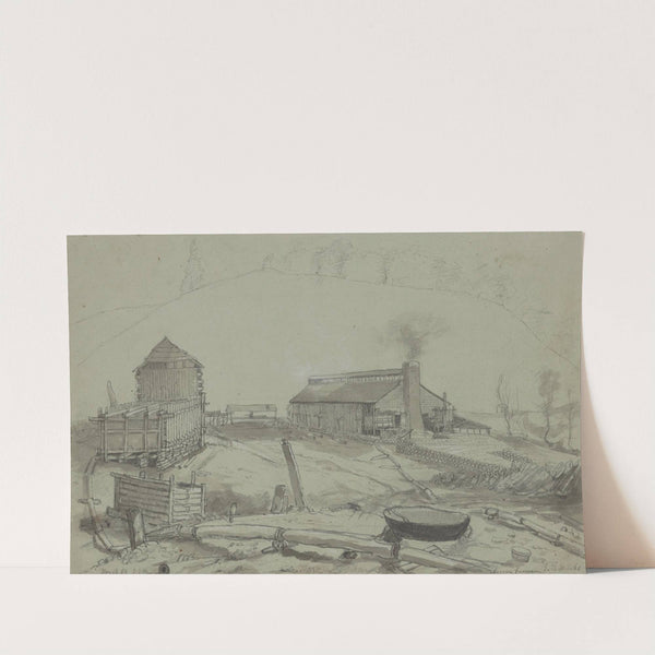Lower furnace salt works. (1856) by David English Henderson
