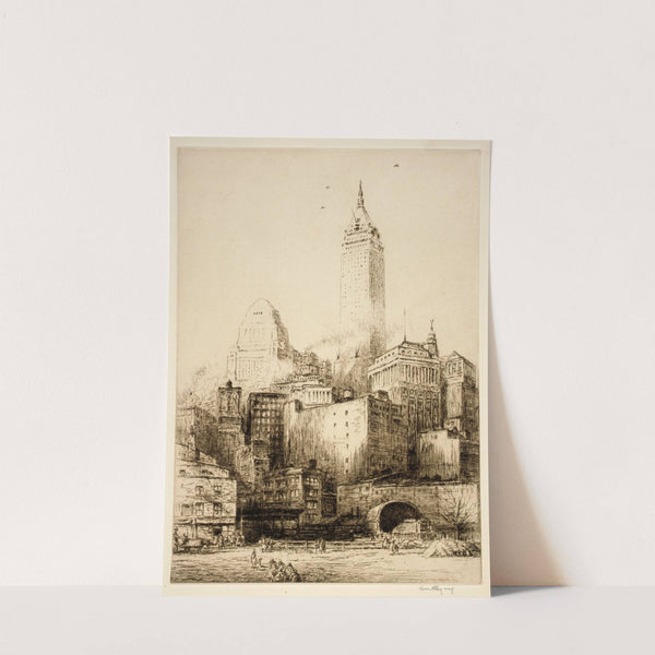 Lower New York by Kerr Eby