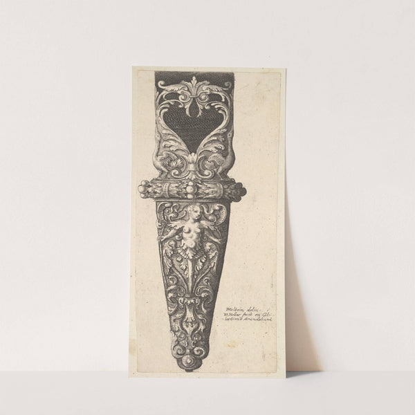 Lower portion of a scabbard (1645) by Wenceslaus Hollar
