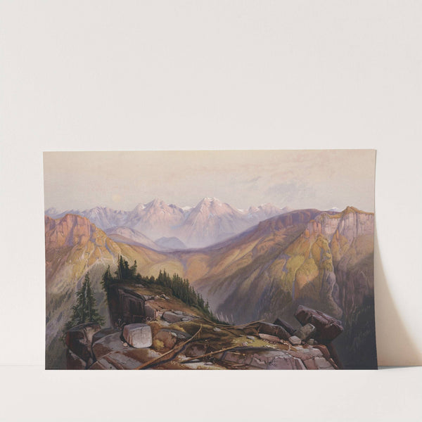 Lower Yellowstone Range by Thomas Moran