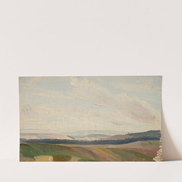 Lowland landscape, sketch by Chrystian Breslauer