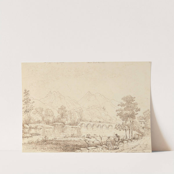 Lown Bridge Leading to the Gap of Dunloh (1841) by Thomas Hastings