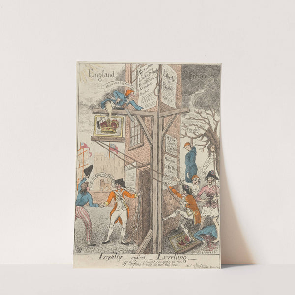 Loyalty – Against – Levelling – ‘Nought can Make us Rue if England to itself do Rest but True’ (1792) by James Sayer