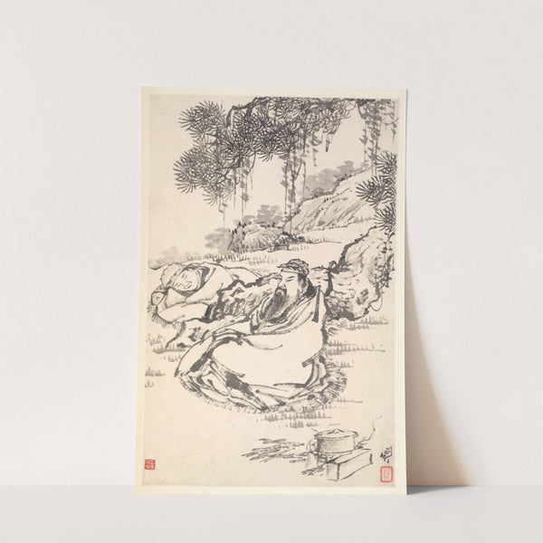 Lu Tong and Servant by Min Zhen