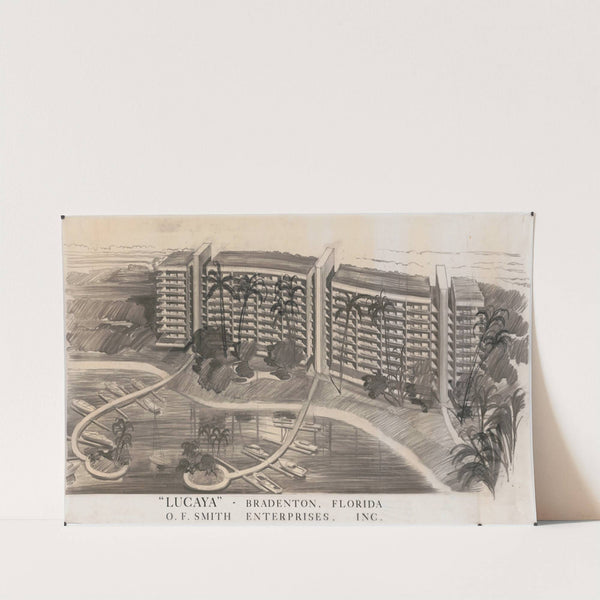 Lucaya resort apartment complex, Bradenton, Florida by Victor Alfred Lundy