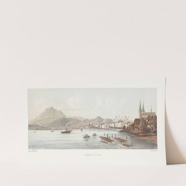 Lucerne et le Pilate by Jean Jacottet