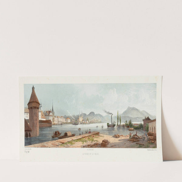 Lucerne et le Righi by Jean Jacottet