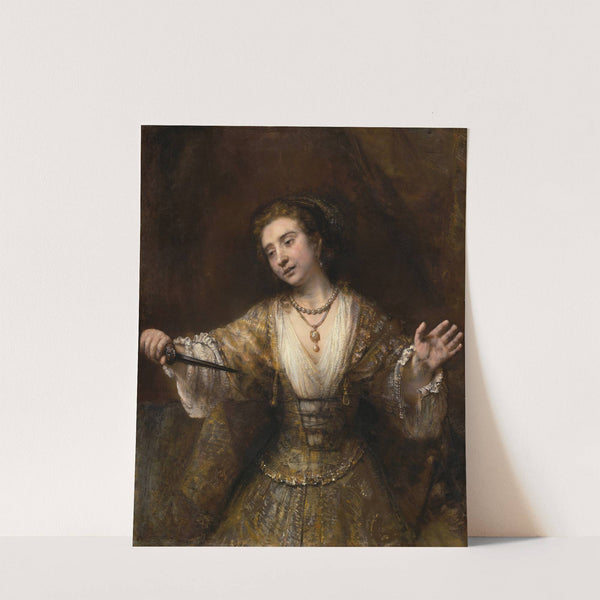 Lucretia by Rembrandt van Rijn