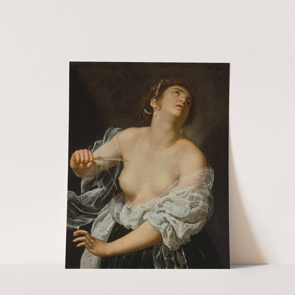 Lucretia (about 1627) by Artemisia Gentileschi