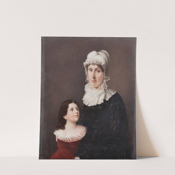 Lucretia Elizabeth Hanneby (Morgan) and Judith Livingston by Friedrich Till