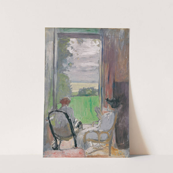Lucy Hessel Et Jeanne Strauss Aux Étincelles (1902) by Édouard Vuillard