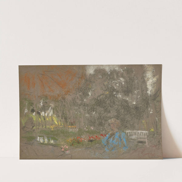 Lucy Hessel, sur la terrasse (1935) by Édouard Vuillard