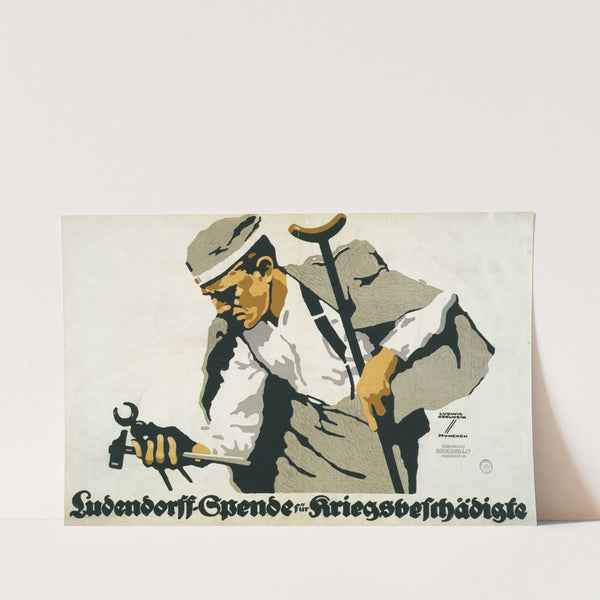 Ludendorff-Spende für Kriegsbeschädigte (1914) by Ludwig Hohlwein