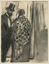 Ludovic Halévy and Madame Cardinal (The Conversation) for ‘La Famille Cardinal’ by Ludovic Halévy (c. 1880–83)