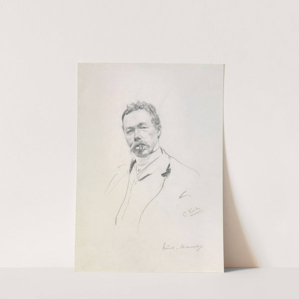 Ludvig Skramstad (before 1891) by Christian Krohg