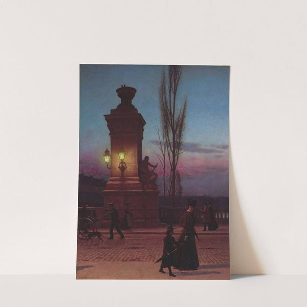 Ludwig Bridge in Munich (ca. 1890) by Aleksander Gierymski