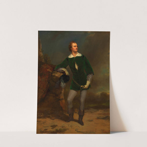 Ludwig Gabillon, Schauspieler (around 1860) by Josef Matthias Aigner