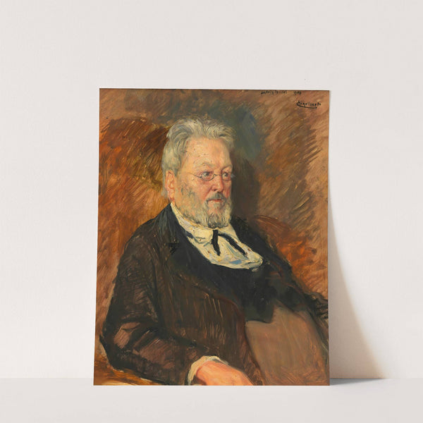 Ludwig Speidel Schriftsteller by Josef Engelhart