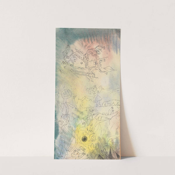 Luftkampf (Höhenkampf) (1917) by Paul Klee