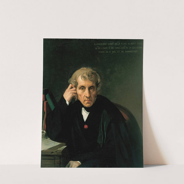 Luigi Cherubini by Jean Auguste Dominique Ingres