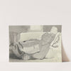 Luise Scholderer auf dem Sofa schlafend (1897) by Otto Scholderer