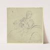 Luise Scholderer bei der Handarbeit (1894) by Otto Scholderer