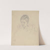 Luise Scholderer, im Lehnstuhl sitzend by Otto Scholderer