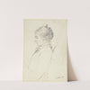 Luise Scholderer im Profil nach links, lesend (1889) by Otto Scholderer