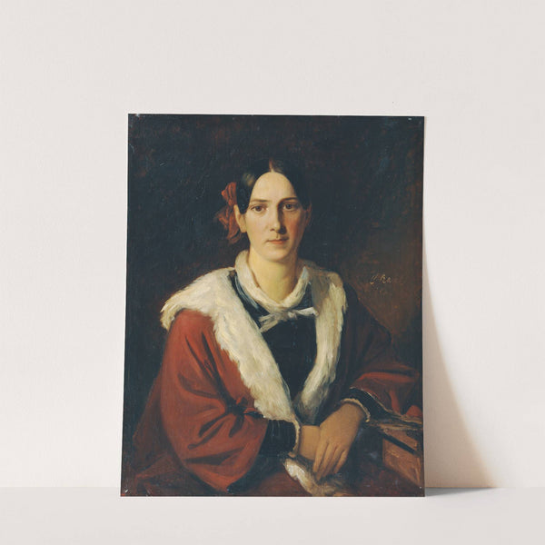 Luise von Schwind, die Gattin des Malers Moritz von Schwind (1845) by Carl Rahl