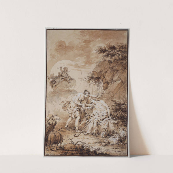 Luna and Endymion by Januarius Zick