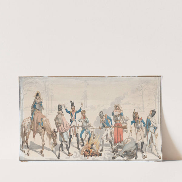 Lunch at the Fork (Le Dejeuner à la Fourchette) (1813) by Johann Gottfried Schadow