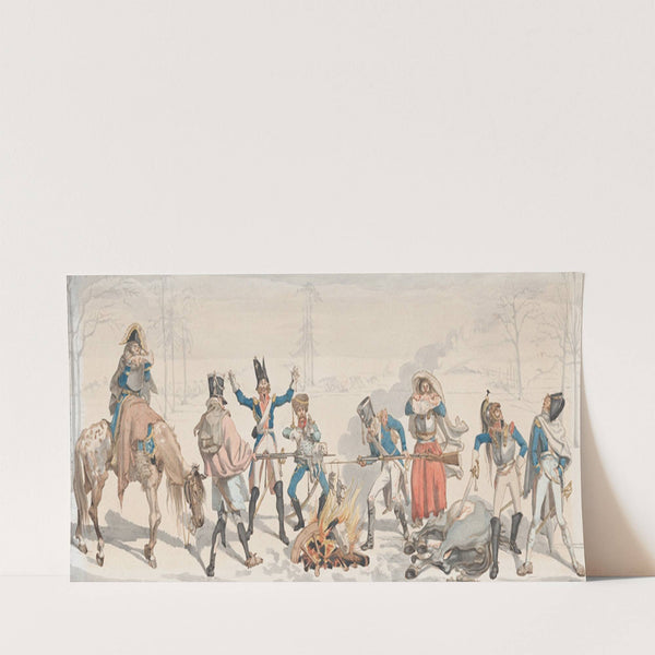 Lunch at the Fork (Le Dejeuner à la Fourchette) (1813) by Johann Gottfried Schadow