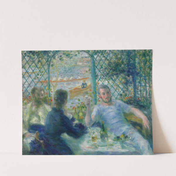 Lunch at the Restaurant Fournaise (The Rowers’ Lunch) by Pierre-Auguste Renoir