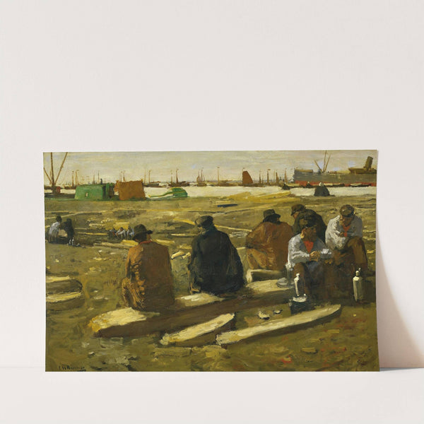 Lunchtime at the Building Site on the Van Diemenstraat in Amsterdam by George Hendrik Breitner