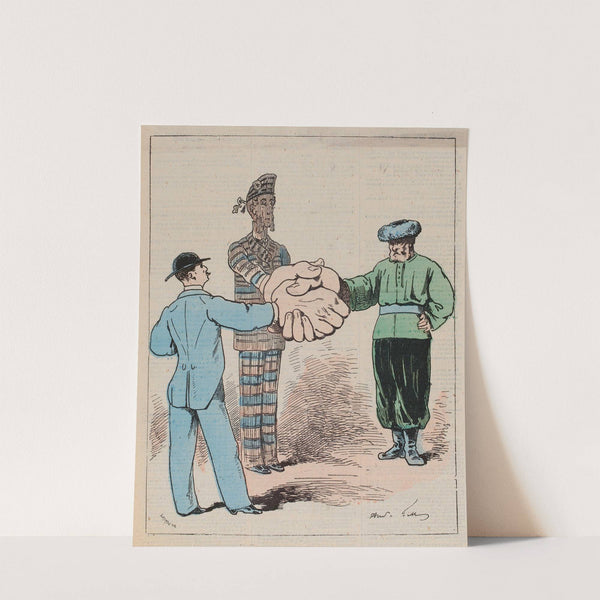 L’union fait la paix (1875) by André Gill