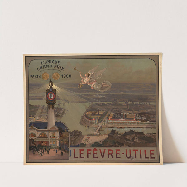 L’Unique grand prix décerné à la biscuiterie française, Paris 1900. Biscuits Lefèvre Utile LU (1900-1903) by Loir Luigi