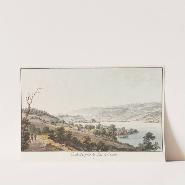 Luschertz, prés du Lac de Bienne by Johann Ludwig Aberli